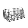 Manmade Cart System Wire Basket, Charcoal MA2523146